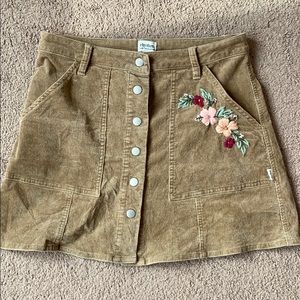 Corduroy skirt